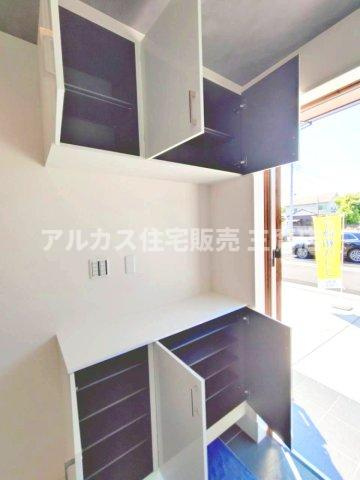 京王線 調布駅バス22分北ノ台小学校停歩4分 新築戸建 調布市深大寺北町2丁目の玄関