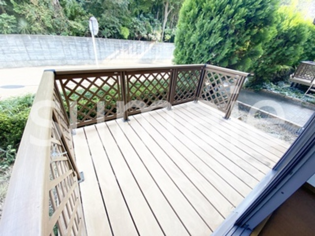 グリーンスクエア　Dの設備|バルコニーです☆