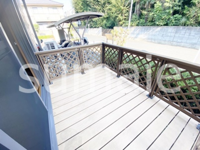 グリーンスクエア　Dのバルコニー|バルコニーです☆