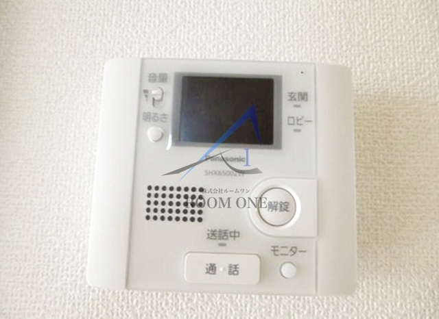 クリアハイムの設備|モニター付きインターホンです。