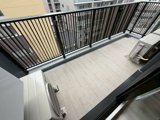 ルフォンプログレ南森町のバルコニー