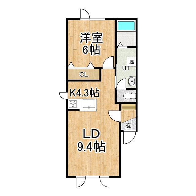 フェリジータⅠの間取り