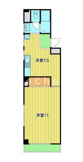 【間取り】 | 田口第二マンション