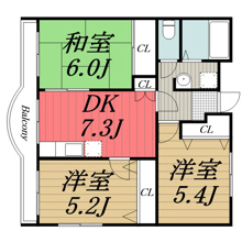 【間取り】 | ルミエール若葉