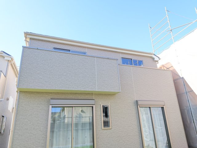 ひたちなか市足崎1474番　新築戸建て　B号棟のバルコニー