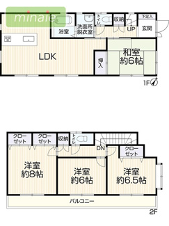 【間取り】 | 平日・土日も見学できます　全室南向き　再生住宅　作新台