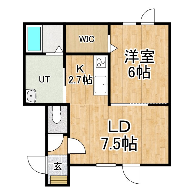 フクシアの間取り