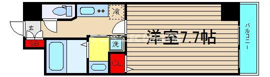 モンテノーム南堀江の間取り|現状有姿