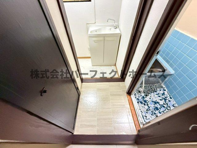 高柳7丁目戸建　賃貸の洗面所|洗面所です