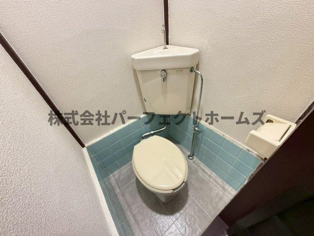 高柳7丁目戸建　賃貸のトイレ|コンパクトで使いやすいトイレです