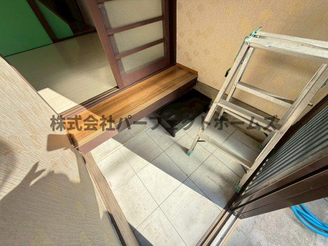 高柳7丁目戸建　賃貸の玄関|玄関です