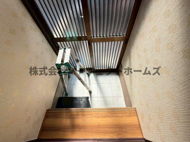 高柳7丁目戸建　賃貸の玄関|シンプルで使いやすい玄関です