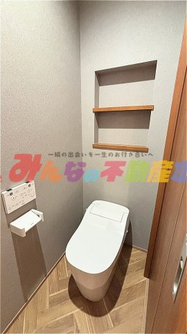 宮ノ陣平屋建住宅のトイレ