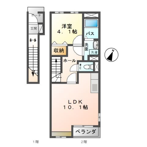 Prendre（プランドール）の間取り