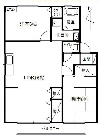 プレステージ芦屋の間取り