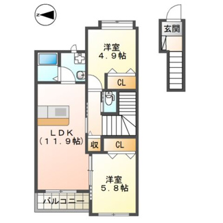 【間取り】 | DOMANI Ⅱ