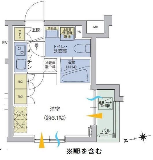 【間取り】 | アジールコート品川中延 | Cタイプ