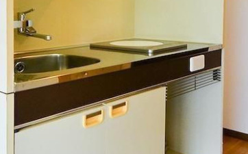 北大塚サンプラザのキッチン