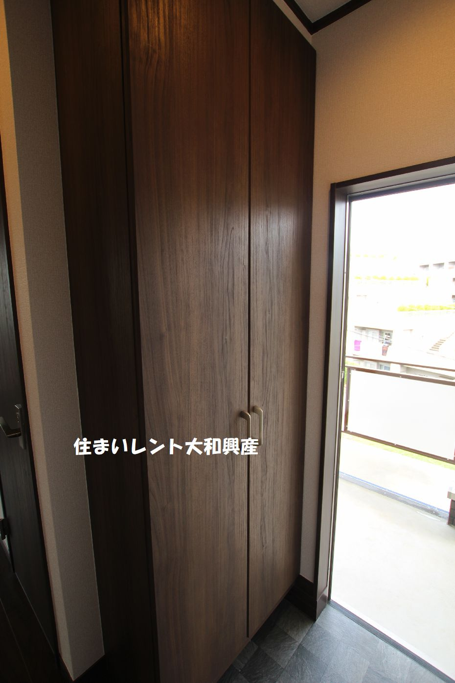 ベルフールの玄関