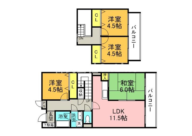 【間取り】 | ハイツホロン