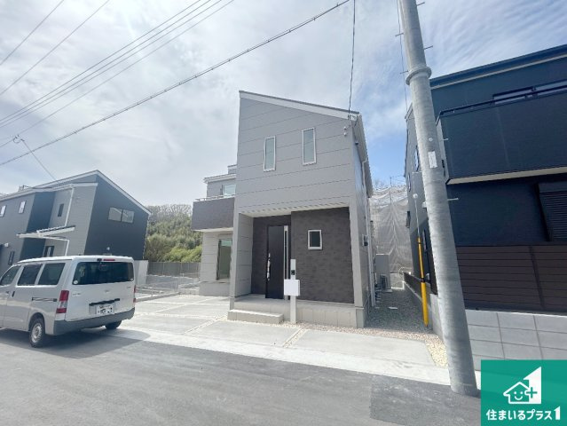 神戸市北区道場町日下部　第1期　新築一戸建ての前面道路含む現地写真|車通りの少ない前面道路！お子様がいらっしゃるご家族でも安心！