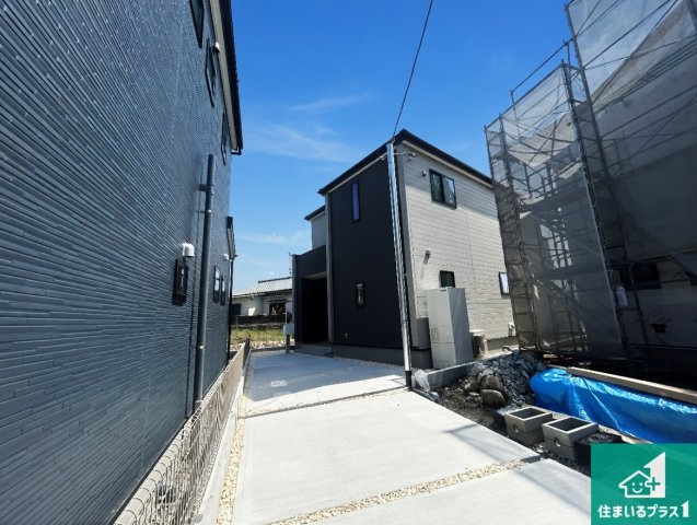 神戸市北区道場町日下部　第1期　新築一戸建ての外観|安心の10年保証！外観を美しく保ち、雨水で汚れを落とします！気になることがありましたら、お気軽にお問い合わせください！