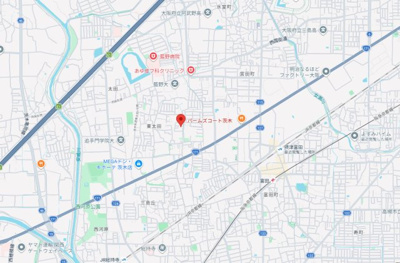 【地図】 | パームズコート茨木パークホームズ