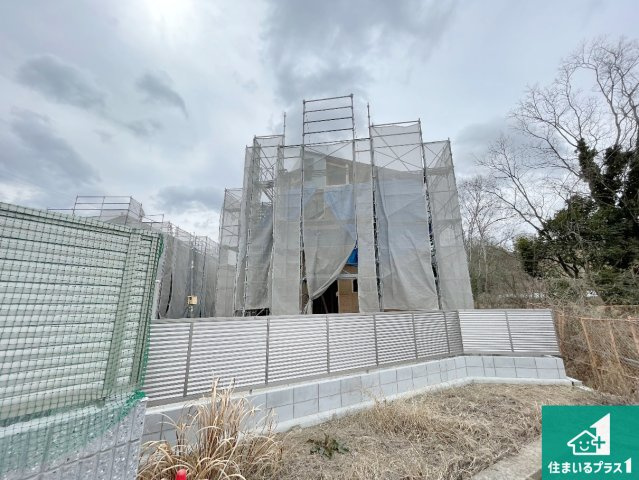 神戸市北区道場町日下部　第2期　新築一戸建ての外観|周辺は落ち着いた街並みの住宅地！子育てがしやすい住環境です！まだ未完成ですが、現地でしかわからない事もございます。是非一度ご覧ください。