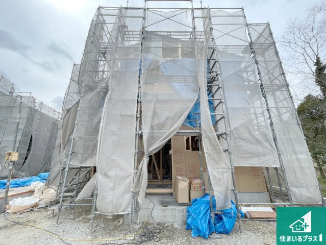 神戸市北区道場町日下部　第2期　新築一戸建ての外観|周辺は落ち着いた街並みの住宅地！子育てがしやすい住環境です！まだ未完成ですが、現地でしかわからない事もございます。是非一度ご覧ください。