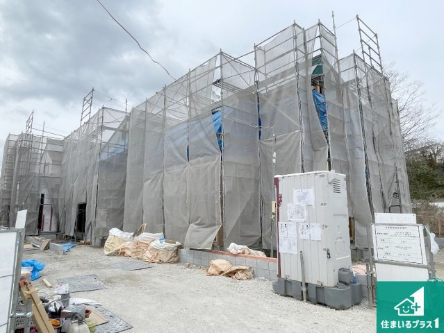 神戸市北区道場町日下部　第2期　新築一戸建ての外観|周辺は落ち着いた街並みの住宅地！子育てがしやすい住環境です！まだ未完成ですが、現地でしかわからない事もございます。是非一度ご覧ください。