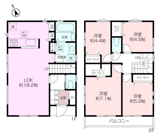 ～天井高2.7ｍの開放感～VerGarden衣笠栄町3丁目の画像