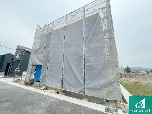 神戸市北区道場町日下部　第2期　新築一戸建ての前面道路含む現地写真|周辺は落ち着いた街並みの住宅地！子育てがしやすい住環境です！まだ未完成ですが、現地でしかわからない事もございます。是非一度ご覧ください。