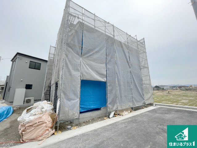 神戸市北区道場町日下部　第2期　新築一戸建ての前面道路含む現地写真|周辺は落ち着いた街並みの住宅地！子育てがしやすい住環境です！まだ未完成ですが、現地でしかわからない事もございます。是非一度ご覧ください。