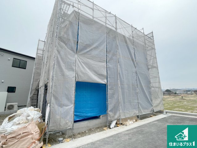 神戸市北区道場町日下部　第2期　新築一戸建ての外観|周辺は落ち着いた街並みの住宅地！子育てがしやすい住環境です！まだ未完成ですが、現地でしかわからない事もございます。是非一度ご覧ください。