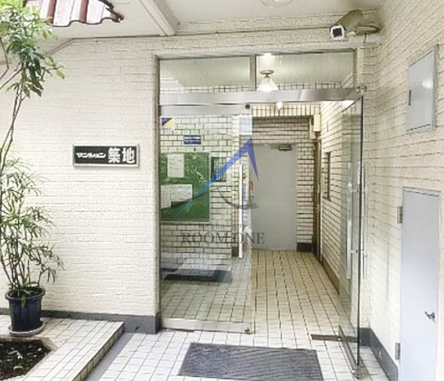 マンション築地のエントランス|エントランスです。