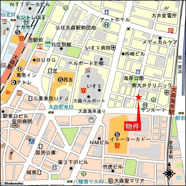 ＴＳ大森ハイムの地図