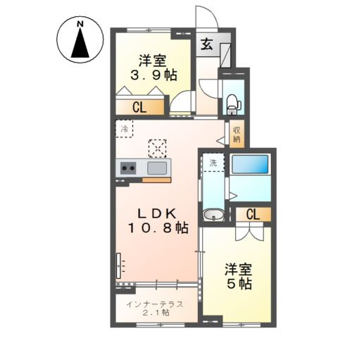 ジュリアの間取り