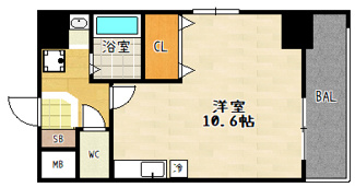 【間取り】 | ミラージュ大津京