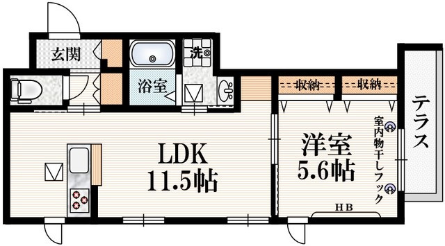 Caretta　Suginamiの間取り|★２面採光の明るいお部屋★