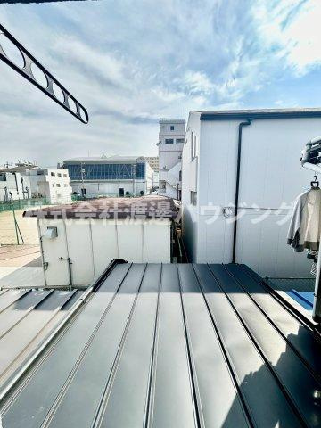 大阪市旭区高殿６丁目のテラスのバルコニー