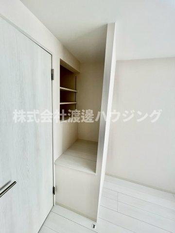 大阪市旭区高殿６丁目のテラスの収納