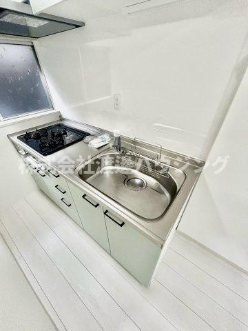 大阪市旭区高殿６丁目のテラスのキッチン