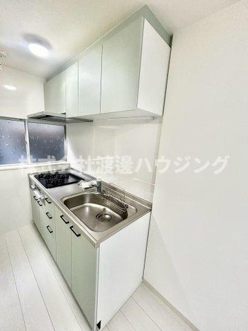 大阪市旭区高殿６丁目のテラスのキッチン