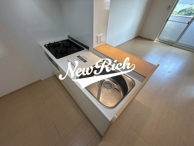 高崎市菅谷町のアパートのキッチン