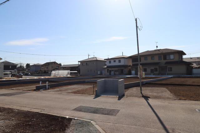 ブルーミングガーデン宇都宮市鶴田町５期　新築一戸建ての駐車場|外観造成後