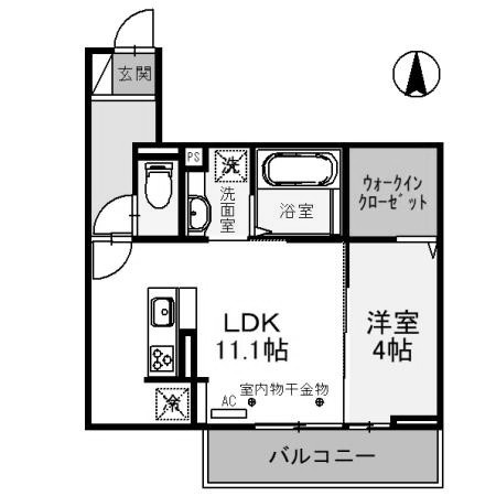 【間取り】 | D-ROOM紅雲町　Ｂ