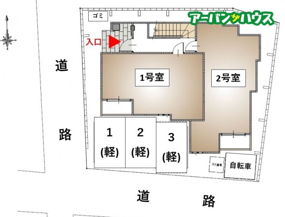 GRANDTIC FSの駐車場