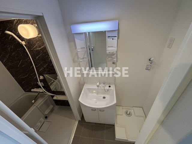 デ・クメール貝津の洗面所