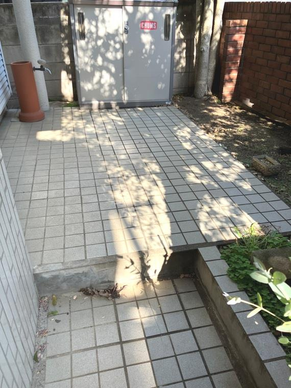 深沢戸建の庭