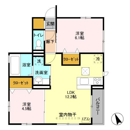 ブリアール Ⅲの間取り